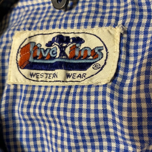 💫 Live Ins Western Wear Large Button Down Blouse - Picture 9 of 10